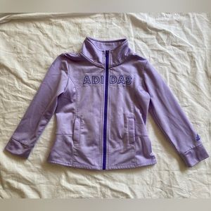 Girls 3T purple Adidas zip up jacket